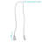 Amirrah Traditional Tassel Polyester Rope Curtain Panel Tiebacks - Blue-1907271607
