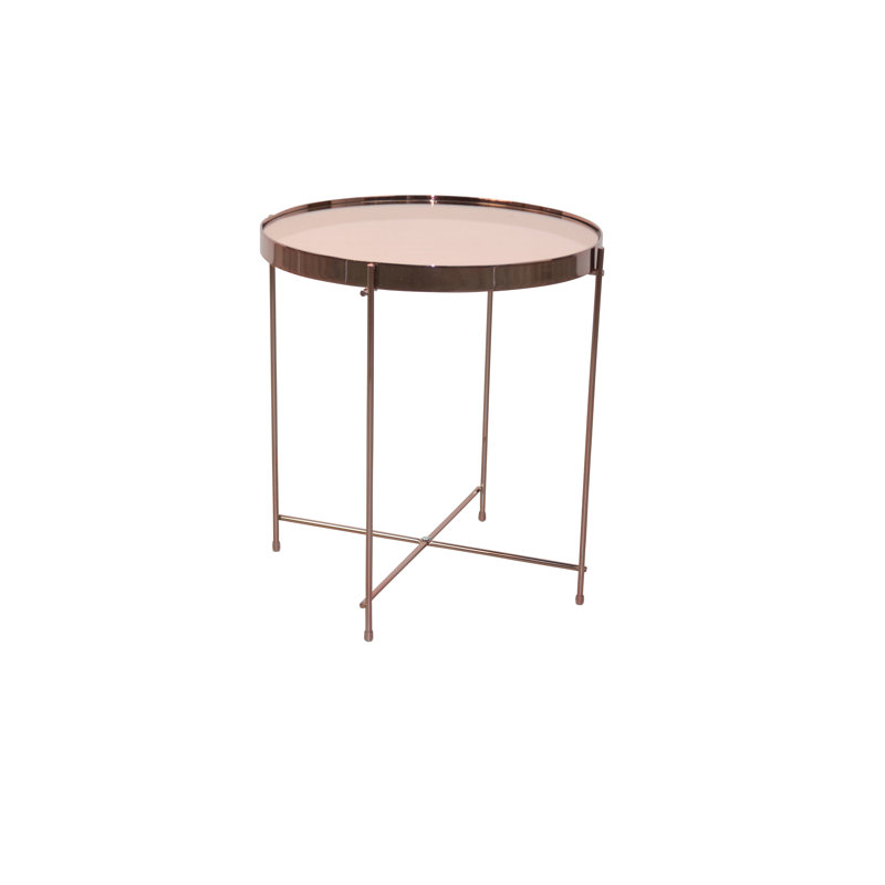 Ladue side table, Rose gold