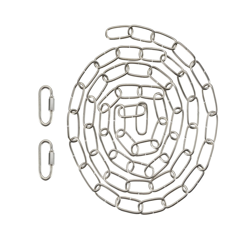 Chaîne robuste, Chrome, H 72 po x l 0,75 po x P 0,75 po