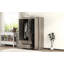 Armoire 3 portes avec 2 tiroirs