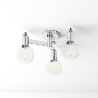 Saimi 3-Light Semi Flush Mount