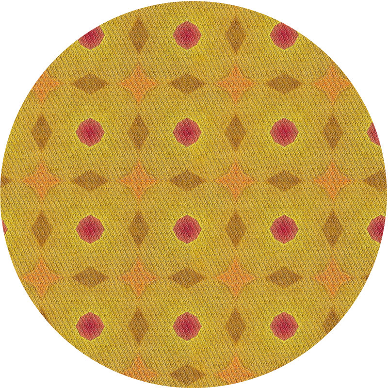 Reynosa Geometric Indoor Rug, Round 8' x 8'
