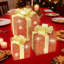 Ensemble de 3 boîtes de Noël illuminées pour l'extérieur à DEL-44570414-44570413