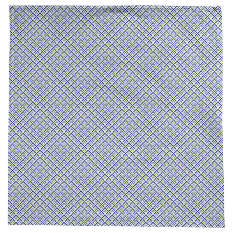 Nappe géométrique Avicia, Bleu pâle