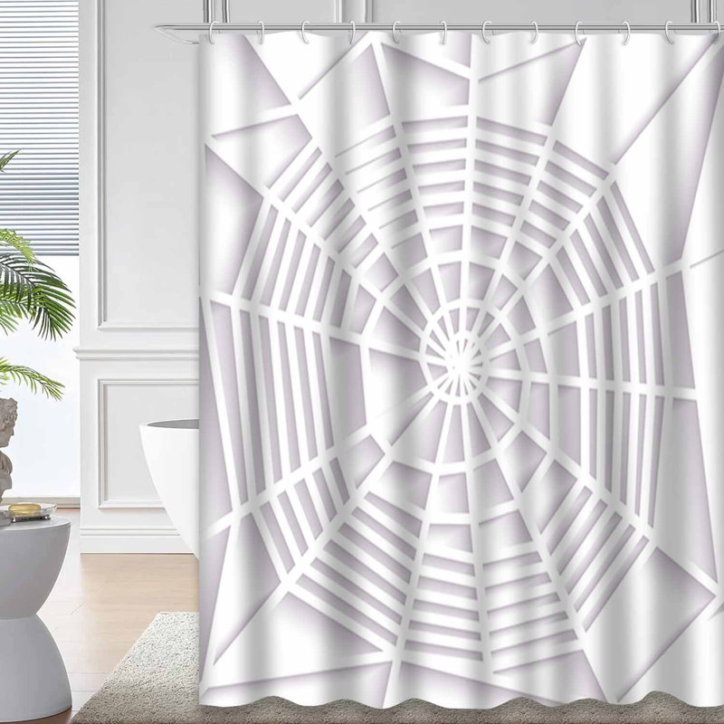 Rideau de douche Spider, L 72 po x l 84 po