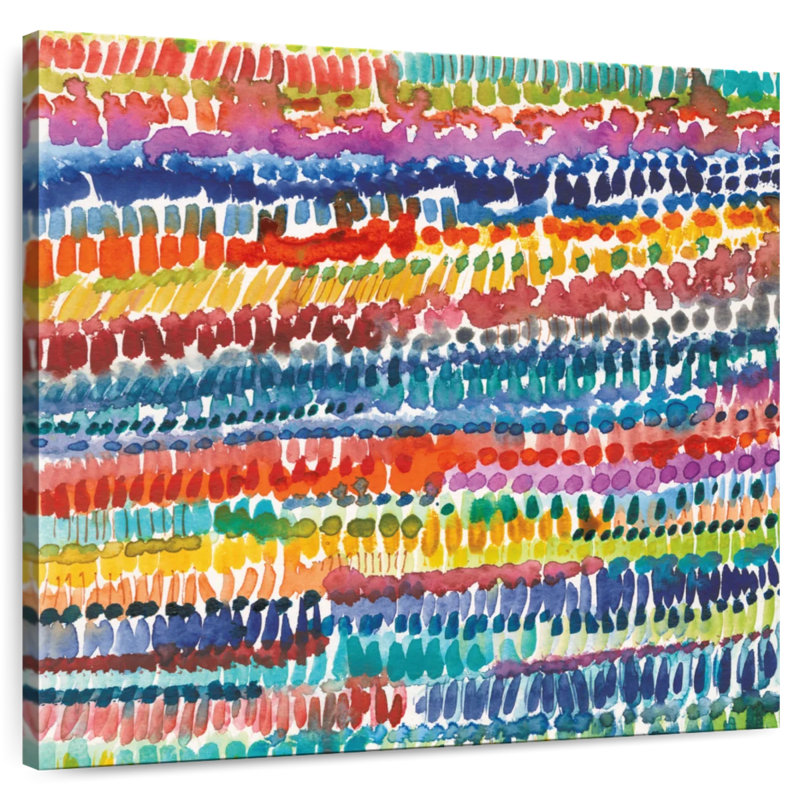Motifs colorés Kerner III, H 24 po x l 24 po