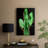 Neon Cactus -Gallery Wrapped Cavas-1591094548
