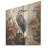 Grey And Blue Heron At The Pond I - Heron Animal On Wood Print-1126662710