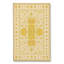 Tapis beige tissé à motif floral lavable Mosso-1249013625