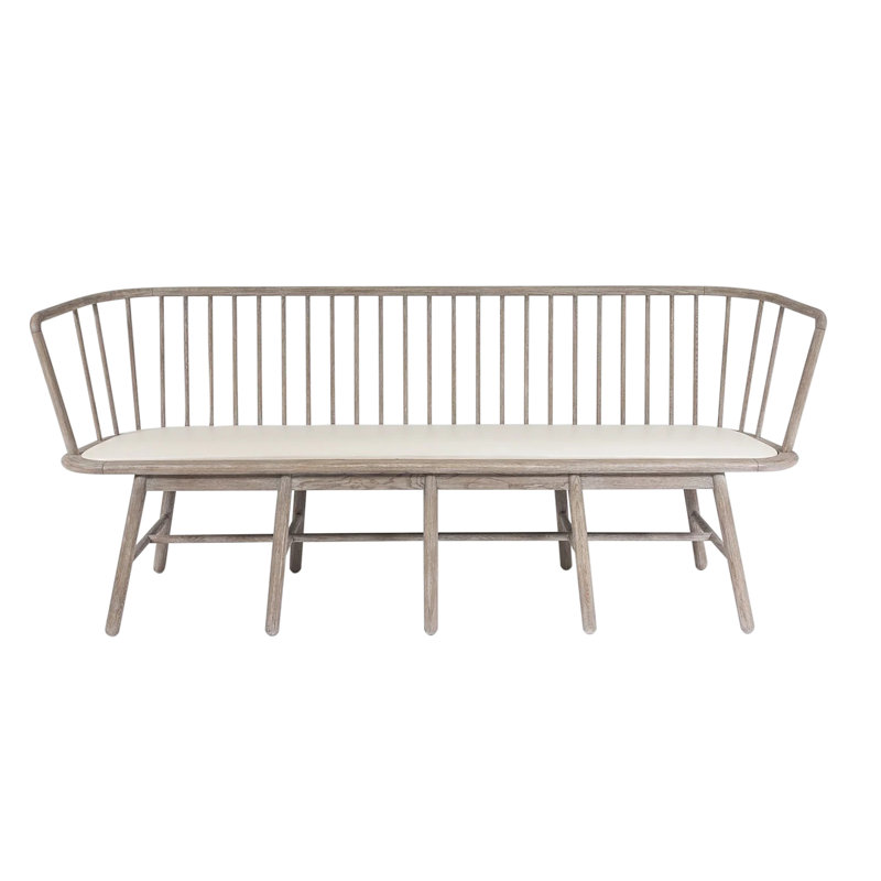 Spindle Long Bench, Beige