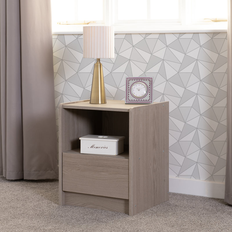 Seja 42.5cm W Manufactured Wood Bedside Table