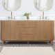 Nova 72.25" Double Bathroom Vanity Set