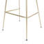 Bethel Upholstered Counter Stool with Metal Frame-867232537