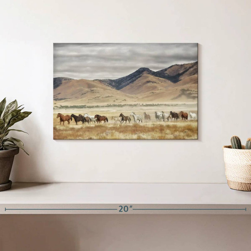 Alvord Horse Run II, 8" H x 12" W