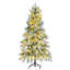 Arbre de Noël pré-éclairé enneigé-50840416