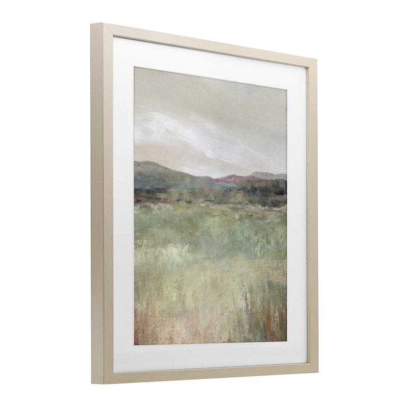 «Abstract Glimpse of Spring», reproduction encadrée sous verre, design par Carol Robinson, H 16 po x l 13 po