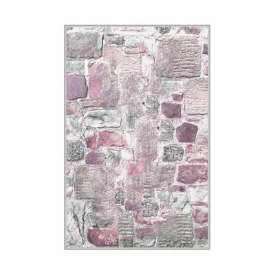 Stylish Hall Carpet Runner, 2.6 x 6.6 Feet | 100% Polyester, 650 g/m², 0.3 in Pile Height | Antibacterial & Non-Slip PVC Dot Underside | Machine Washable, Durable 3D Digital Print | Perfect for Home Décor