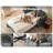 2-in-1 Pull-out Full Side Rv Sleeper Sofa Bed Convertible Chenille Sofa With 20w Fast Charging Led Light Memory Foam Couch Layered Cushion Trim-1264533457
