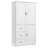 Tall And Wide Storage Cabinet With Doors And 3 Drawers-1751829216