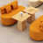 Similicuir orange