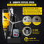 Perceuse magnétique, perceuse électro-magnétique à vitesse continue de 0 à 300 tr / min, perceuse à noyau magnétique de 2 po de profondeur et 2 po de diamètre, perceuse à perceuse de 2922 lbf, perceuse à piston de 1680 watts, perceuse jaune et noire