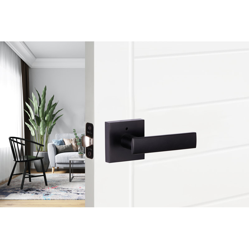 Cortina Privacy Lever, Matte Black