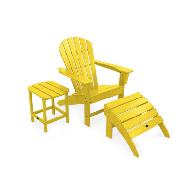 POLYWOOD South Beach Adirondack 3-Piece Set