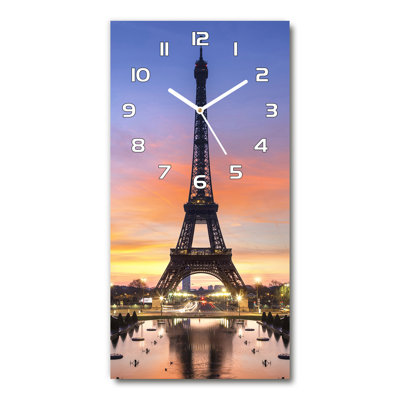 Jadasia Glass Wall Clock
