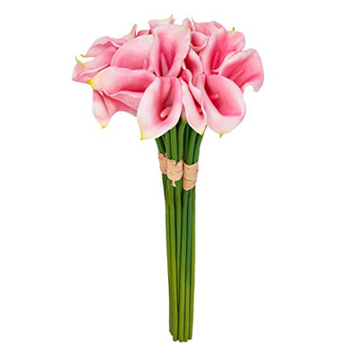 Faux Flowers - Calla Lily Bunches Pink 4PCS