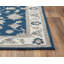 Tapis bleu marine / gris clair touffeté à la main Molly-1166413035