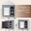 Armoire à pharmacie murale avec miroir-399852926