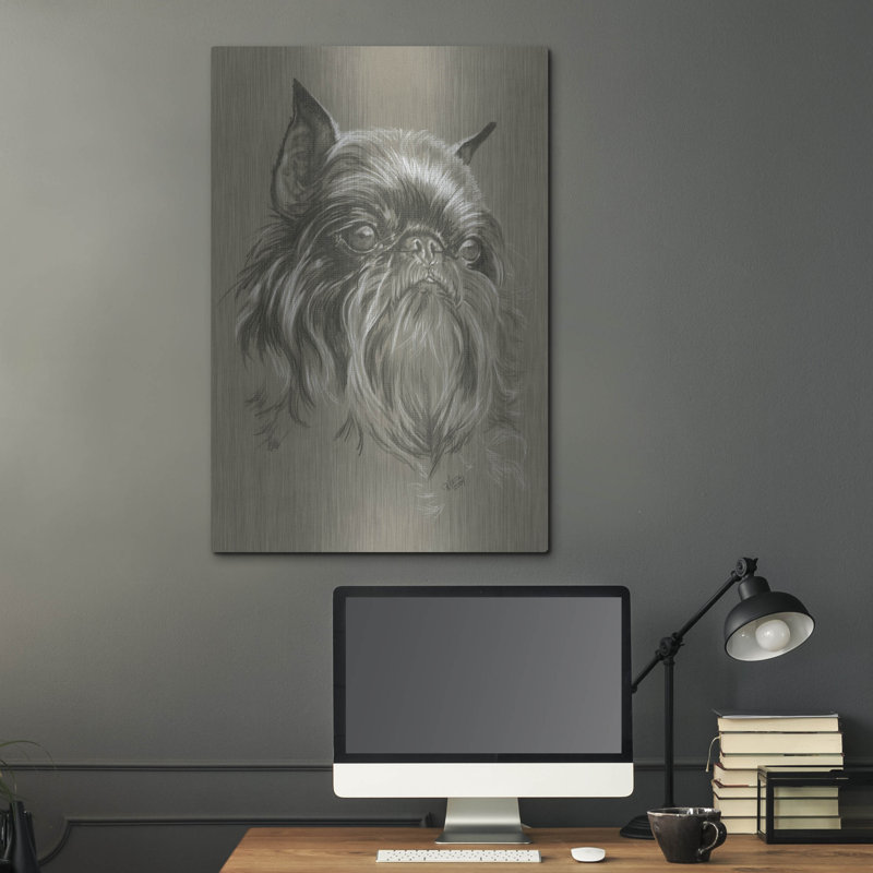 «Brussels Griffon 2» par Barbara Keith, H 36 po x l 24 po