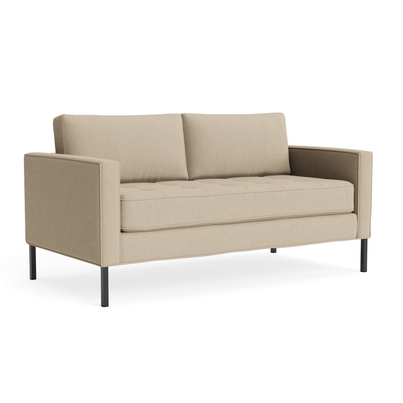 MTO - Paramount Sofa Metal Legs, 32" H x 66" W x 34" D, Kelso Camel