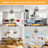 Mercer41 6 - Light Dimmable Industrial Square/Rectangle Geometric Candle Style Chandelier with Metal Cage for Dining Room, Kitchen Island, Foyer, Hallway-1148900310