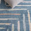 Tapis lavable bleu / ivoire Setebos-462871132