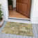 Machine Washable Indoor/Outdoor Xhevrie Khaki Rug
