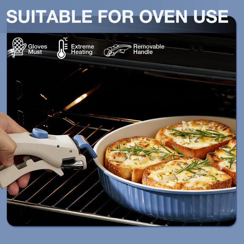 Batterie de cuisine 19 pièces avec poignées amovibles, casseroles et poêles Cs Kochsysteme