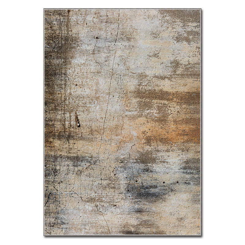 Luxurious Non-Slip Area Rug, 4.0 x 5.9 Feet, 100% Polyester, 740g/m² | Velvet Fabric with Digital Print | Easy-Clean Laminated Sponge Underside, Machine Washable | Perfect for Living Room, Bedroom & Home Decor