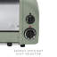 4 Slice Classic Toaster Matt Sage Green