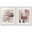 «Tonal Gridwork Duo», reproduction d'art sur toile encadrée par Art Remedy, cadre en noyer, 20 x 24-831300070-831300072