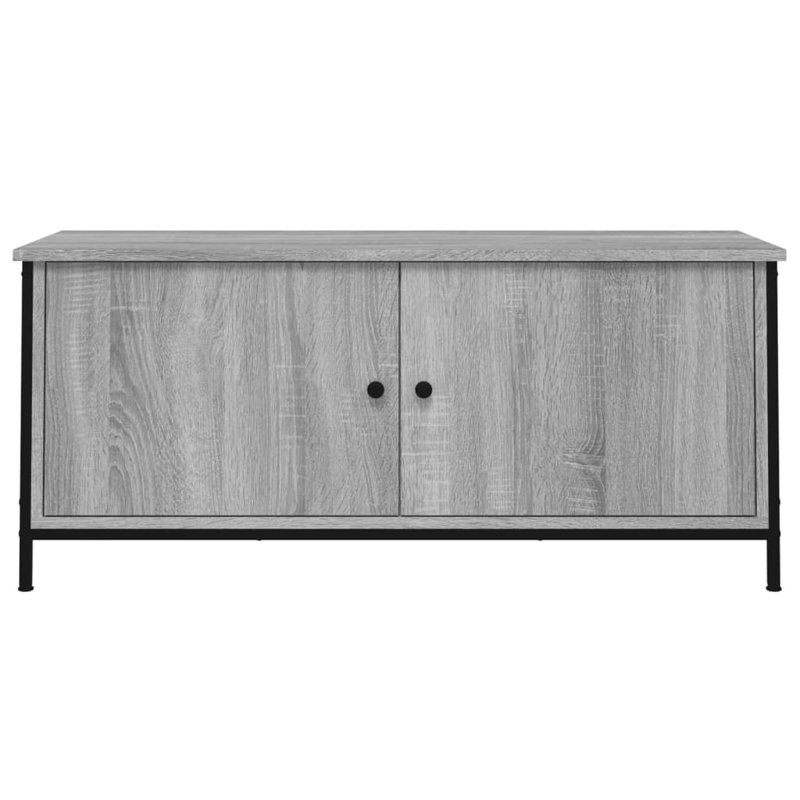 Toey TV Stand for TVs up to 43", Grey Sonoma