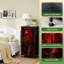 Commode 4 tiroirs pour chambre à coucher Halloween cathédrale gothique Red Moon Roses