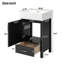 20.3'' Modern Bathroom Vanity With Ceramic Sink-260215121
