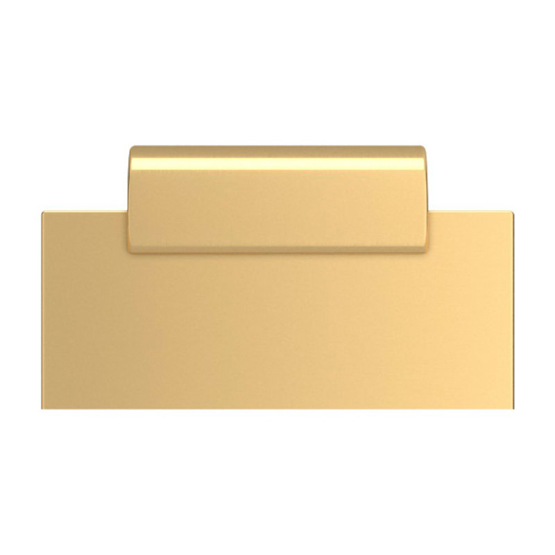 4623 Modern Knob, Satin Brass