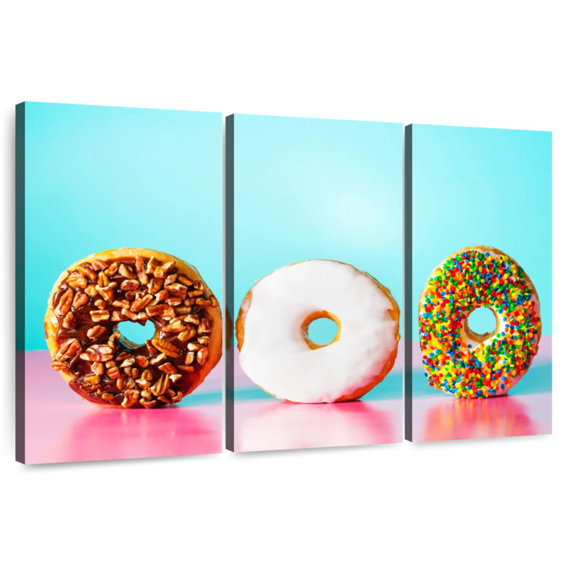 Doughnut Trio, 20" H x 33" W