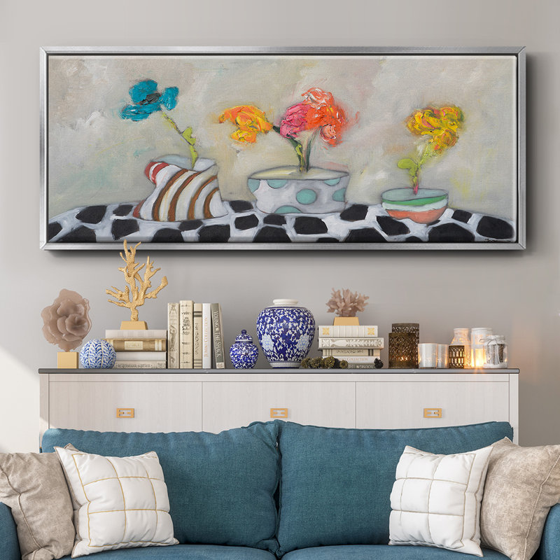 Three Amigos- Framed Canvas, 20" H x 50" W