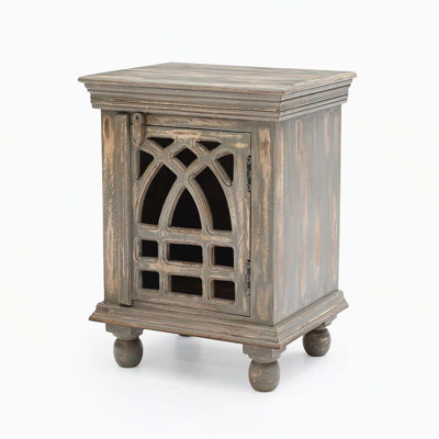 Dearbhail Handcrafted Mango Wood Nightstand