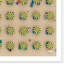 Aerial View Of Sunshades Standing In The Sand Giclee Print by Getty Images-835363227-835363228