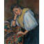 Woman At The Table by Paul Cezanne - Wrapped Canvas Print-28911316