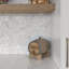 Morgana Polished Marble And Brass Mosaic-2109376906